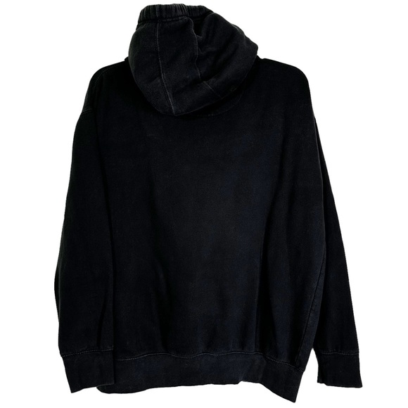 In The Lab Graffiti Logo Pullover Hoodie Sweatshirt Black Men’s Sz L - Picture 2 of 8